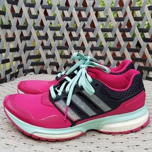 adidas Shoes | Adidas Pink Response Boost Sz 8 | Poshmark